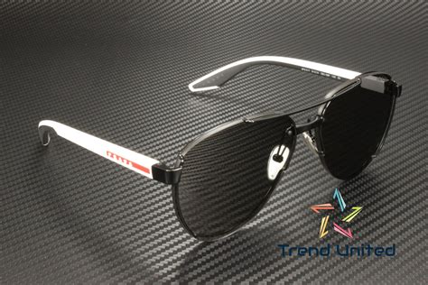 Prada Linea Rossa PS 51YS 61 Dark Grey & Matte Black .